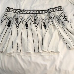 Aqua off the shoulder top